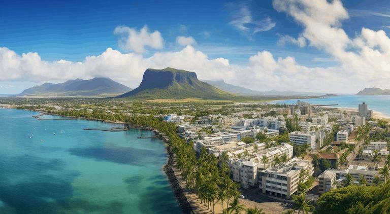 إحدى مناطق جزيرة موريشيوس