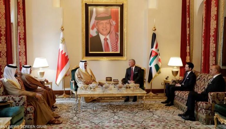 لقاء سابق جمع ملك الأردن والعاهل البحريني