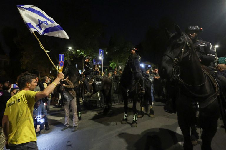 مواجهات بين الشرطة الإسرائيلية ومحتجين
