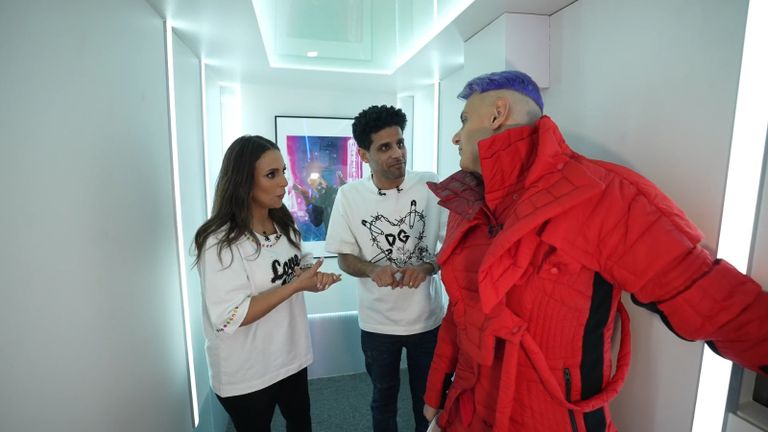 حمدي الميرغني وإسراء عبدالفتاح مع رامز جلال