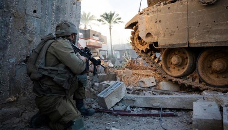 جندي إسرائيلي في غزة 