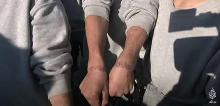 معتقلون فلسطينيون في غزة