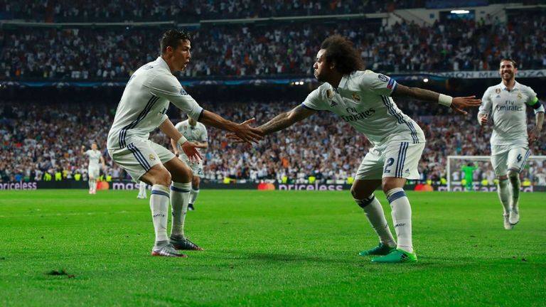 مارسيلو ورونالدو في ريال مدريد