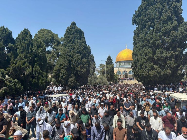 الجمعة الأخيرة من رمضان في الأقصى