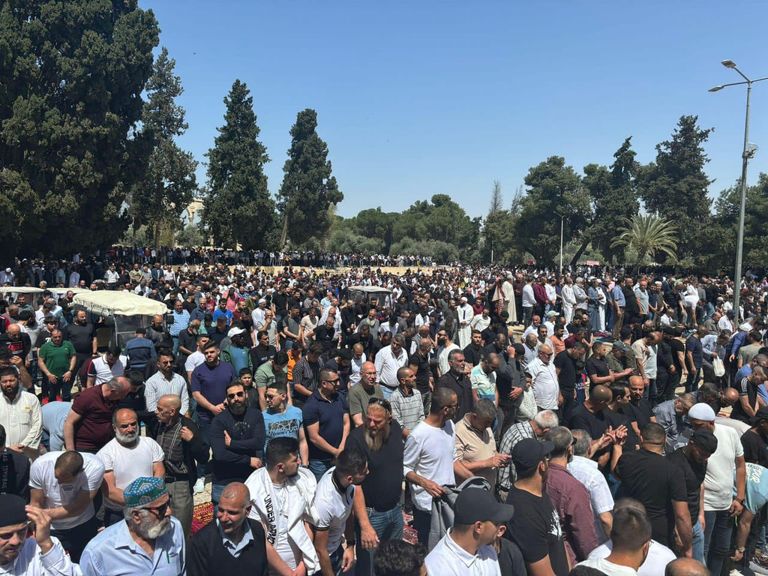 الجمعة الأخيرة من رمضان في الأقصى