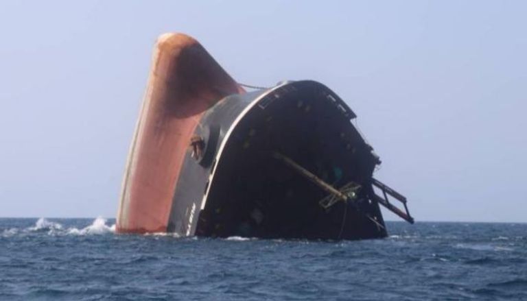 غرق سفينة "روبي مار" البريطانية أثر على البيئة