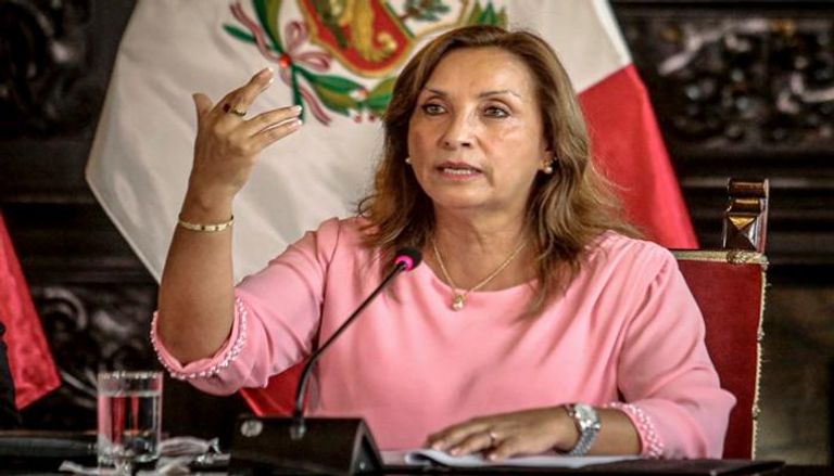  رئيسة البيرو دينا بولوارتي - فرانس برس