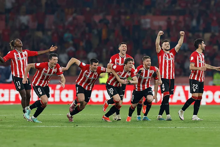 فرحة بلباو أتلتيك بلباو بطل كأس ملك إسبانيا 2024