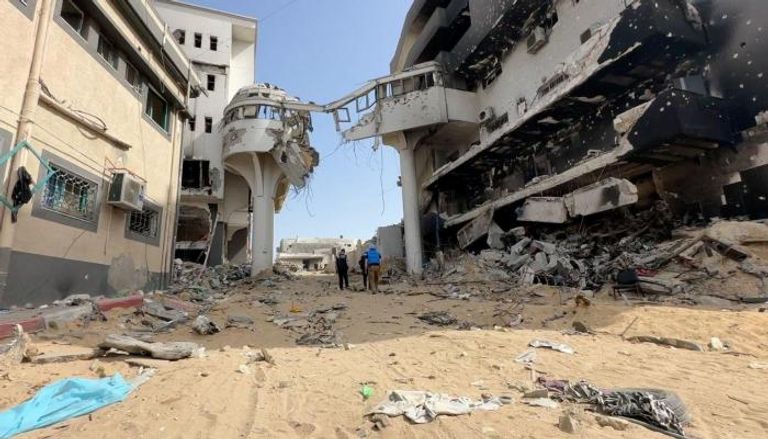 جانب من الدمار في قطاع غزة