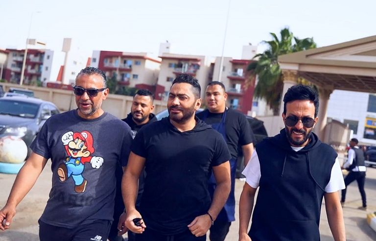 تامر حسني خلال الفعالية