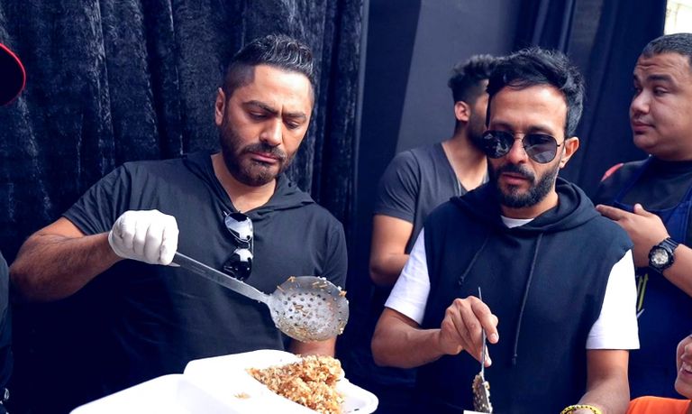 تامر حسني خلال الفعالية