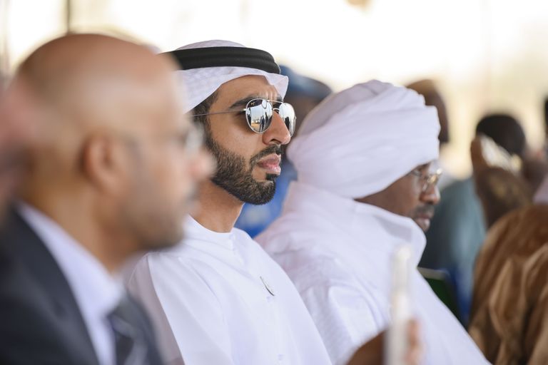 الشيخ شخبوط بن نهيان آل نهيان يفتتح المستشفى