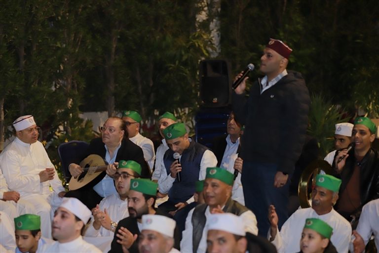 وفاء عامر وزوجها وشيخ الجازولية