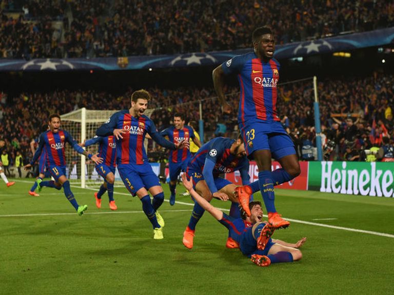 مباراة باريس سان جيرمان وبرشلونة في دوري أبطال أوروبا - أرشيفية باريس سان جيرمان وبرشلونة