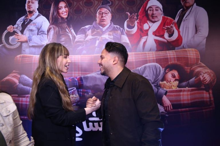 أبطال فيلم "ع الماشي"