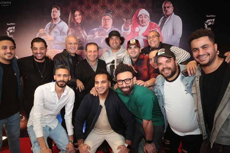 أبطال فيلم "ع الماشي"