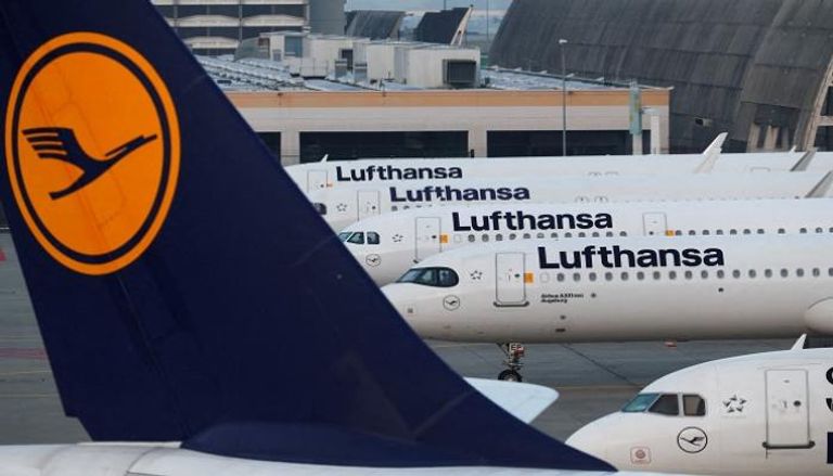طائرات تابعة لشركة الطيران الألمانية (لوفتهانزا)