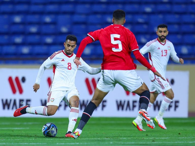 إحدى مباريات منتخب الإمارات منتخب الإمارات الأولمبي