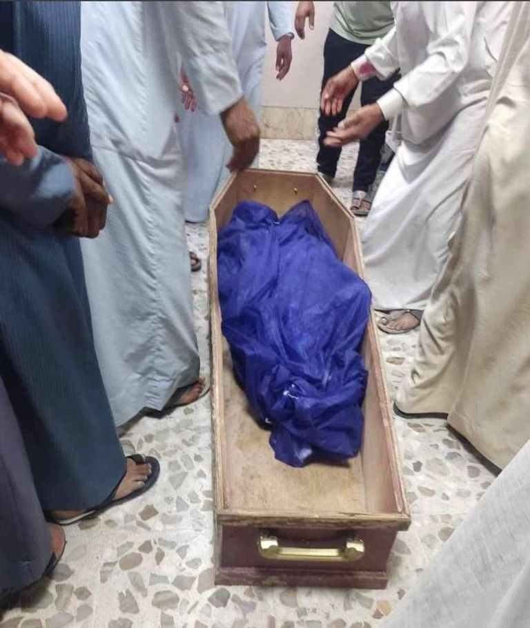 جثمان طفلة النجف