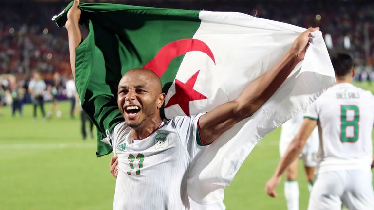 ياسين براهيمي، نجم منتخب الجزائر