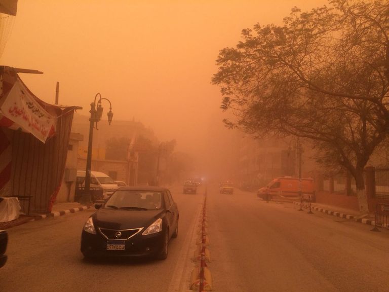 رياح الخماسين في مصر