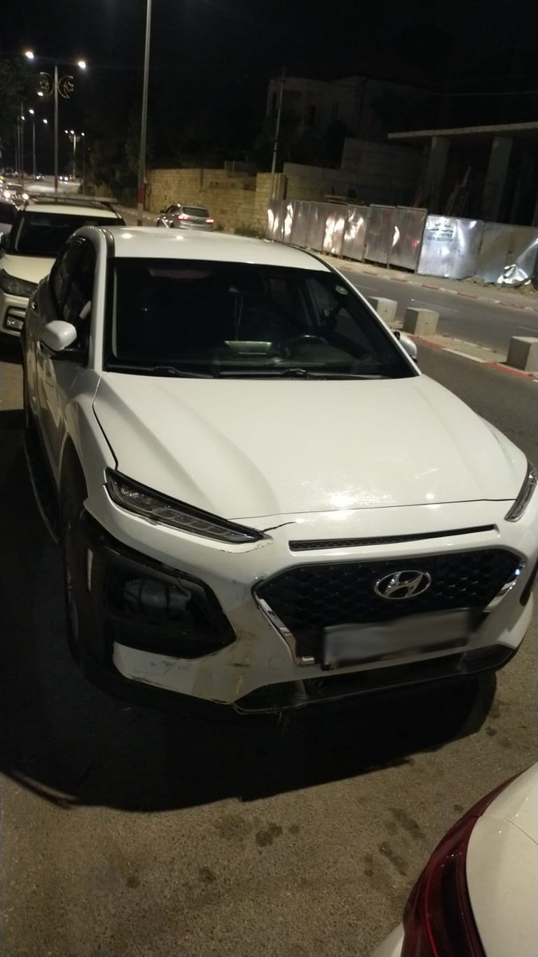 إحدى السيارات المضبوطة