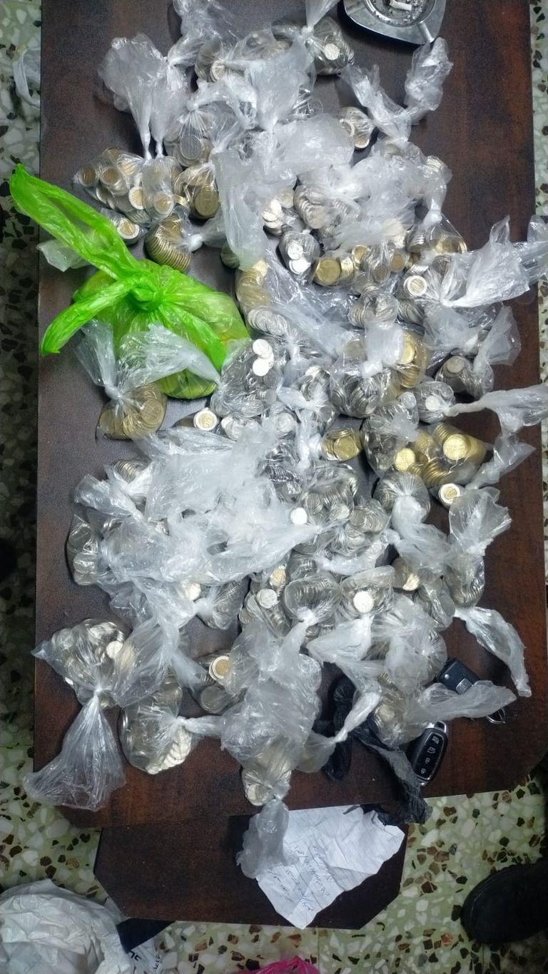 إحدى السيارات المضبوطة