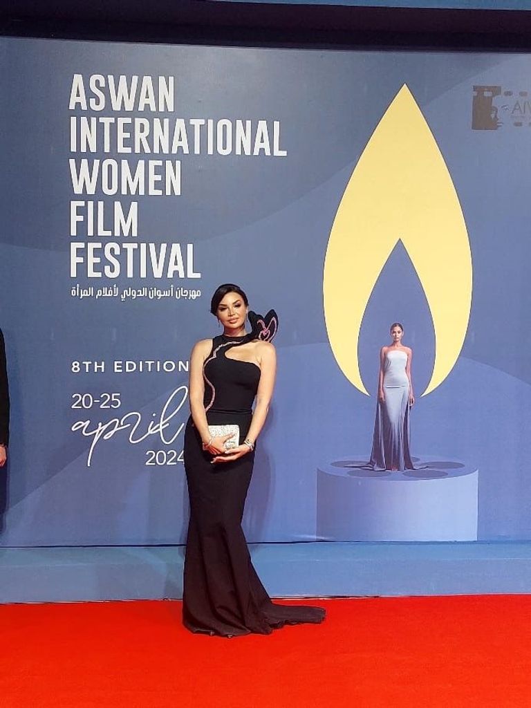 رانيا يوسف في مهرجان أسوان لسينما المرأة