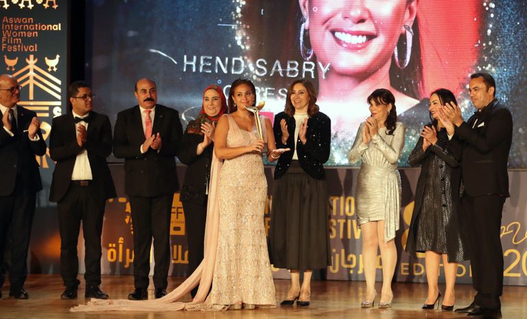 رانيا يوسف في مهرجان أسوان لسينما المرأة