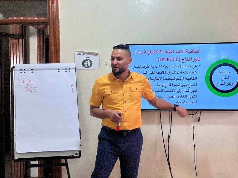 ورشة تدريبية بمدينة تعز حول التغير المناخي والتناول الإعلامي