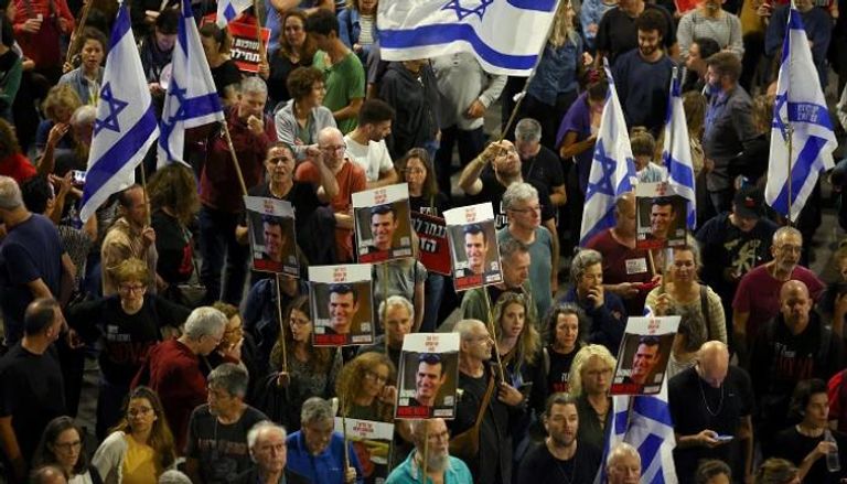 مظاهرات في إسرائيل للمطالبة بصفقة تبادل للرهائن