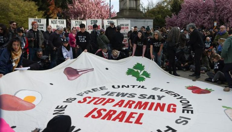 احتجاجات في الولايات المتحدة تطالب بوقف تسليح إسرائيل