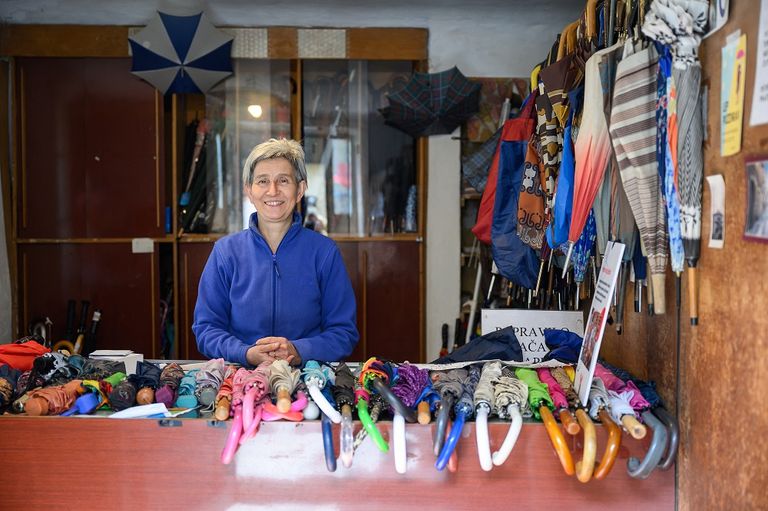 ماريا لاه داخل ورشتها