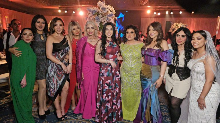 حفل زفاف ابنة بدرية طلبة