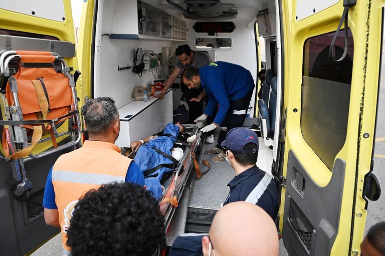 جانب من استقبال أطفال غزة الجرحى ومرضى السرطان في الإمارات