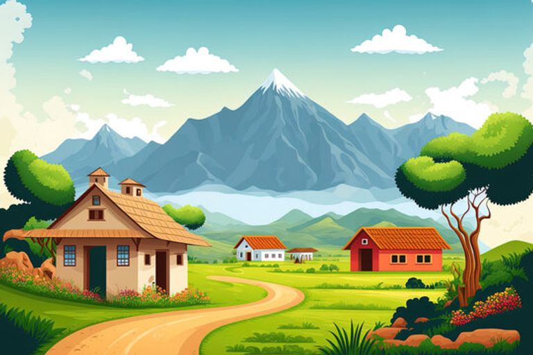 Cartoon Village أحد أفضل تطبيقات الواقع الافتراضي في عام 2024 أفضل ألعاب الواقع الافتراضي للأطفال في 2024