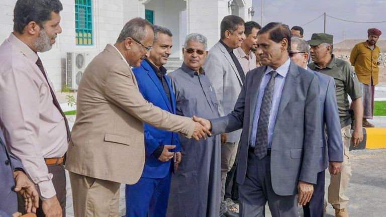 افتتاح قاعة الشيخ زايد بجامعة حضرموت