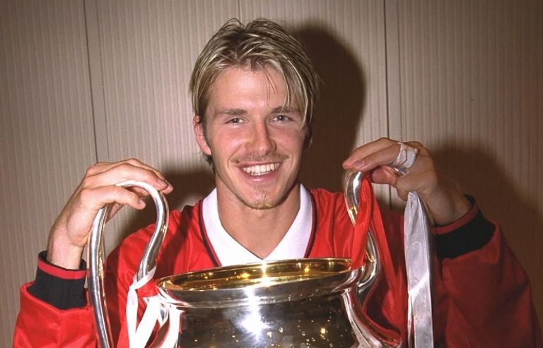 ديفيد بيكهام ضد برشلونة