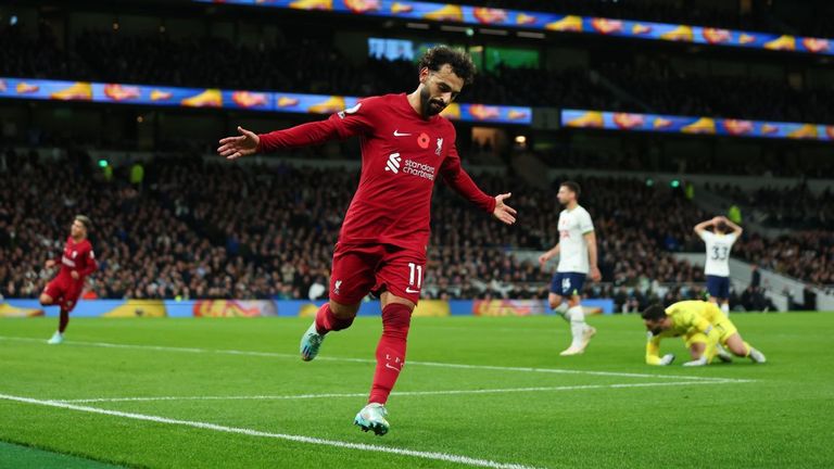 يورغن كلوب ومحمد صلاح في ليفربول