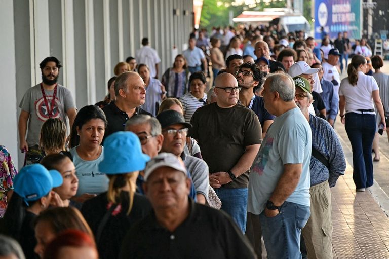 جانب من عمليات التصويت في بنما