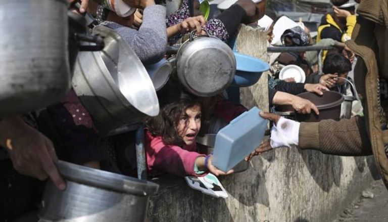 مجاعة في قطاع غزة بسبب الحرب الإسرائيلية
