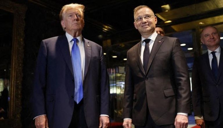 ترامب مع الرئيس البولندي أندريه دودا