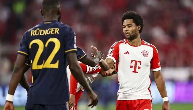 سيرجي غنابري ضد ريال مدريد لاعبو بايرن ميونخ