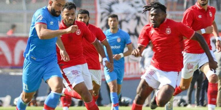 النجم الساحلي ضد النادي الإفريقي إحدى مباريات الدوري التونسي