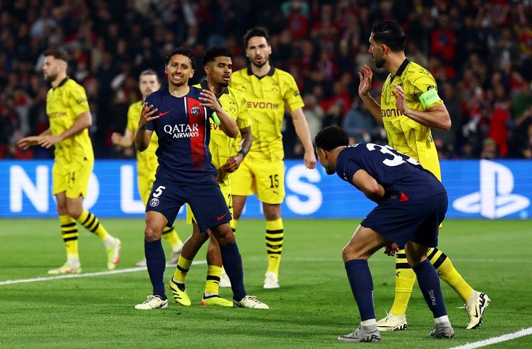 مباراة بروسيا دورتموند وباريس سان جيرمان في دوري أبطال أوروبا مباراة ريال مدريد وبايرن ميونخ في دوري أبطال أوروبا