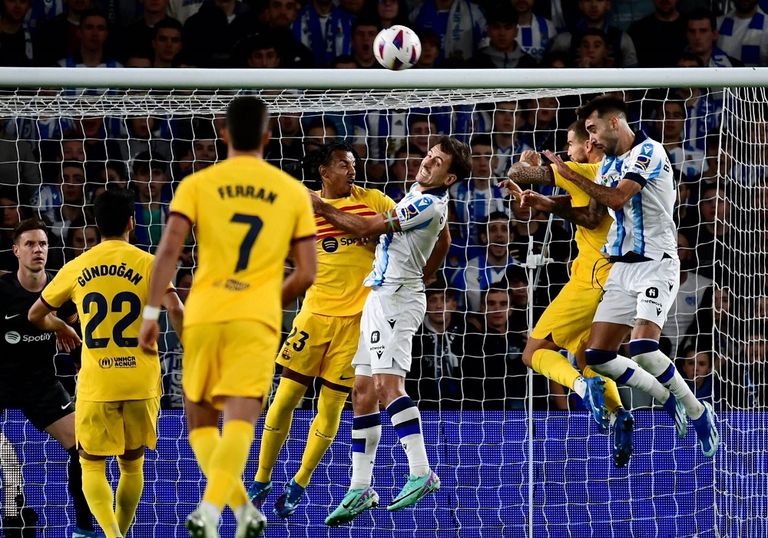 مباراة برشلونة وريال سوسيداد - أرشيفية