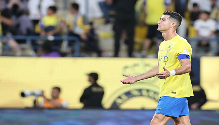 رونالدو من مباراة النصر والهلال