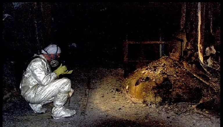قدم الفيل في مفاعل تشيرنوبل