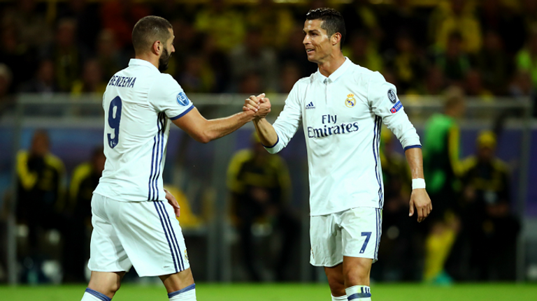 كريم بنزيما وكريستيانو رونالدو رونالدو وإنريكي سجلا لبرشلونة وريال مدريد