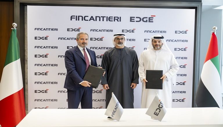 شراكة استراتيجية بين «إيدج» و«فينكانتييري» لبناء السفن